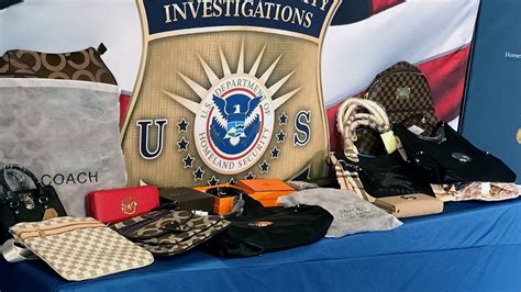 fake clothes in new york - counterfeit items arrested.